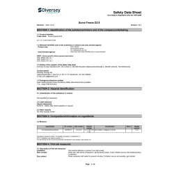 Saftey data sheet 