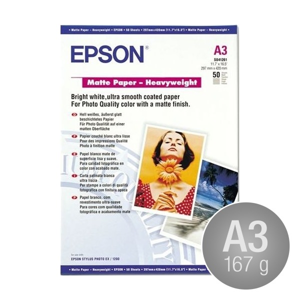 Epson C13S041261 matt, A3 / 167 g / 50 st ark