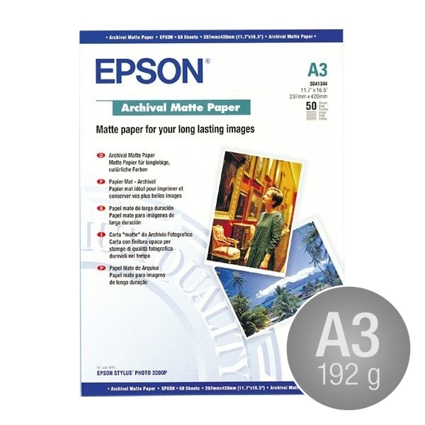 Epson C13S041344 mat, A3/192g/50ark