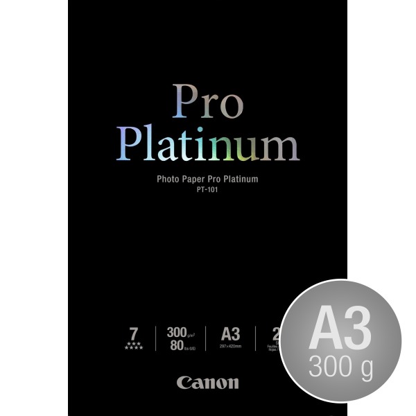 Canon PT-101, blankt fotopapper, A3 / 300 g / 20 s