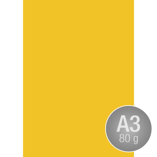 Image Coloraction A3, 80g, 500ark, rapsgul