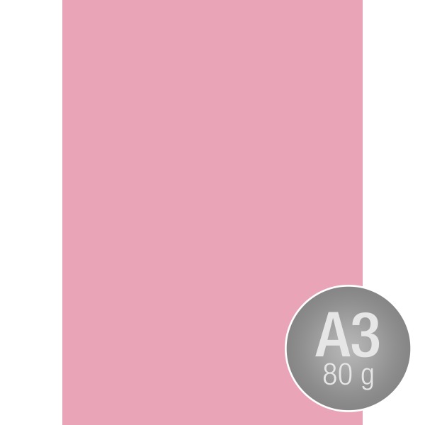 Image Coloraction A3, 80g, 500ark, lys rosa