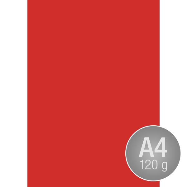 Image Coloraction A4, 120g, 250ark, koralrød