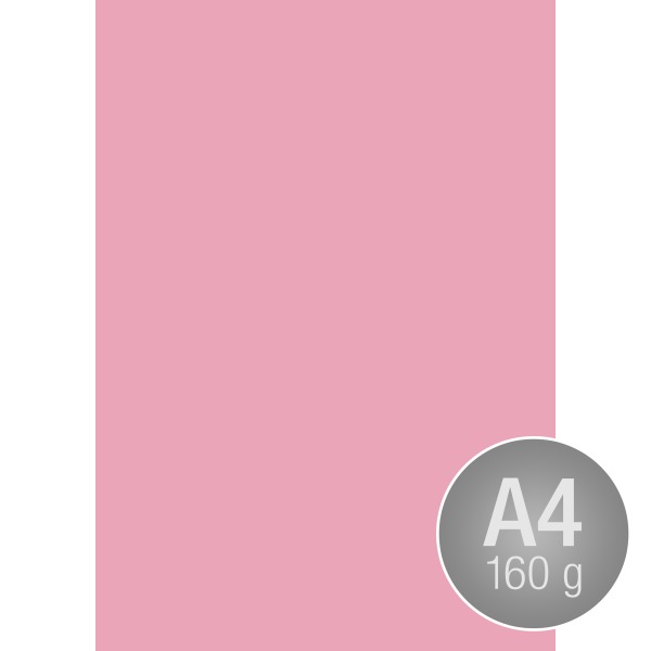 Image Coloraction A4, 160g, 250ark, lys rosa