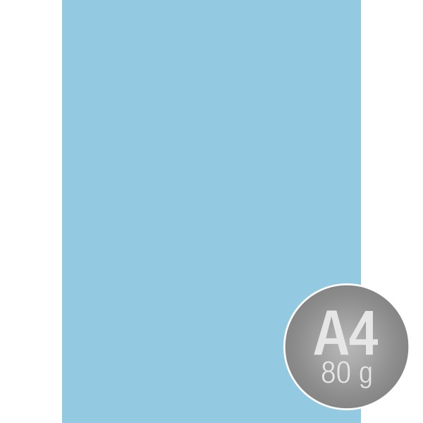 Image Coloraction A4 80 g | 500 ark | Aquablå