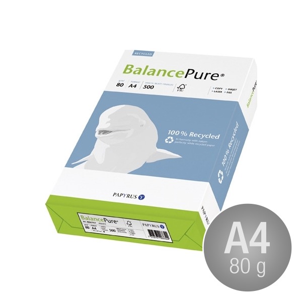 BalancePure kopieringspapper, A4 / 80g / 500 ark