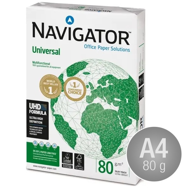 Navigator Universal kopieringspapper A4/80g/500ark