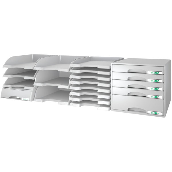 Leitz Plus Standard brevkorg, grå