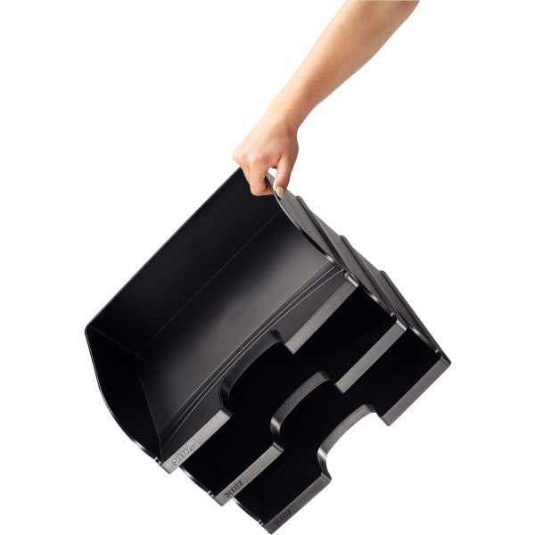 Leitz Plus Standard brevkorg, grå