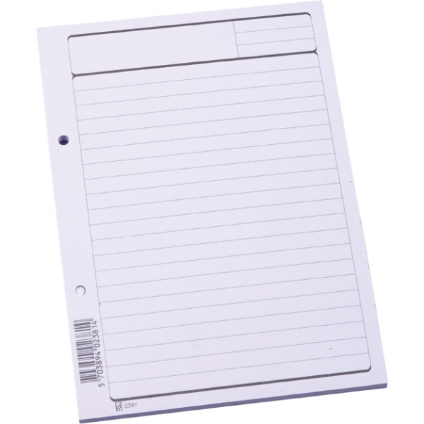 Arbetsblock A5, linjerat