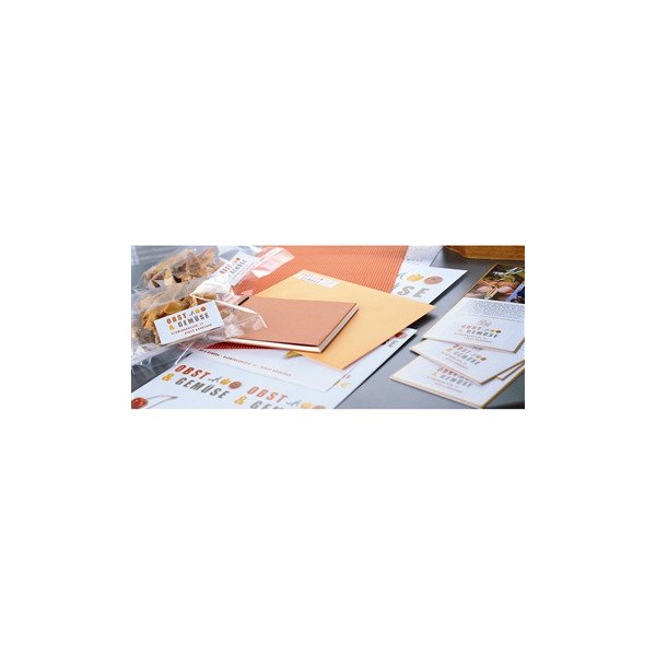 Avery 3478 universaletiketter, 210 x 297 mm, vita