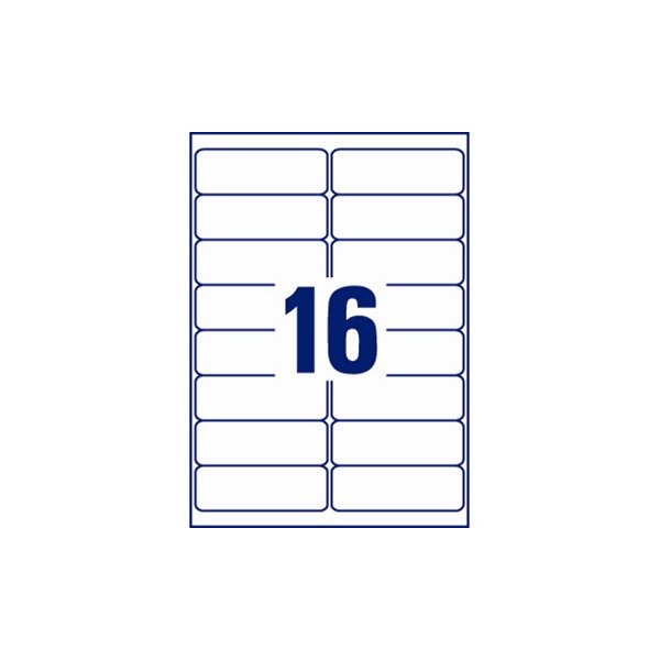 Avery J8162-25 adressetiketter, 99,1x33,9 mm