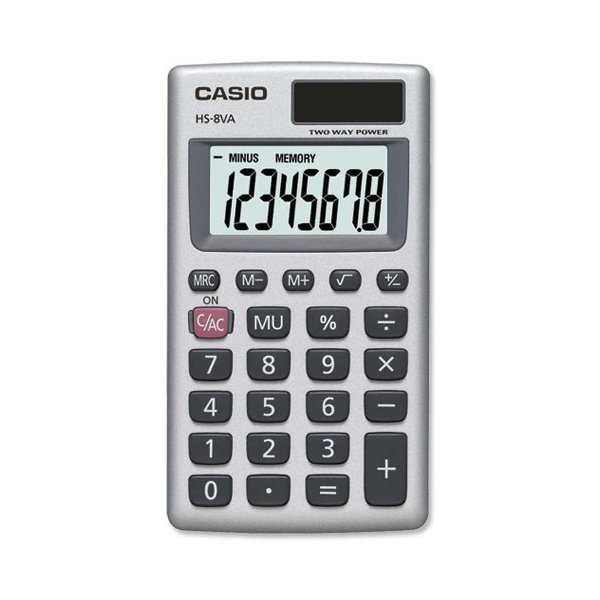 Casio HS-8VA miniräknare