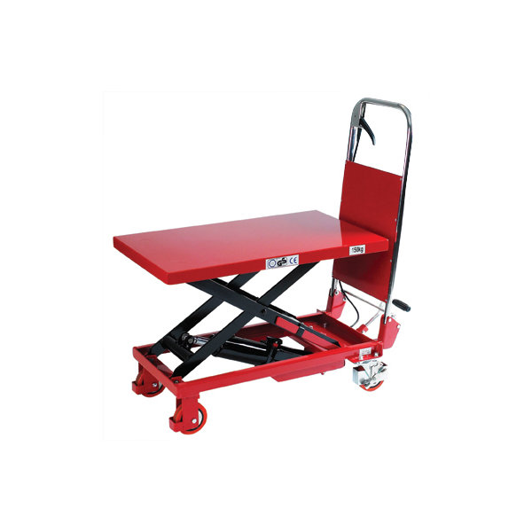 Mobilt lyftbord med fotpump, 150 kg