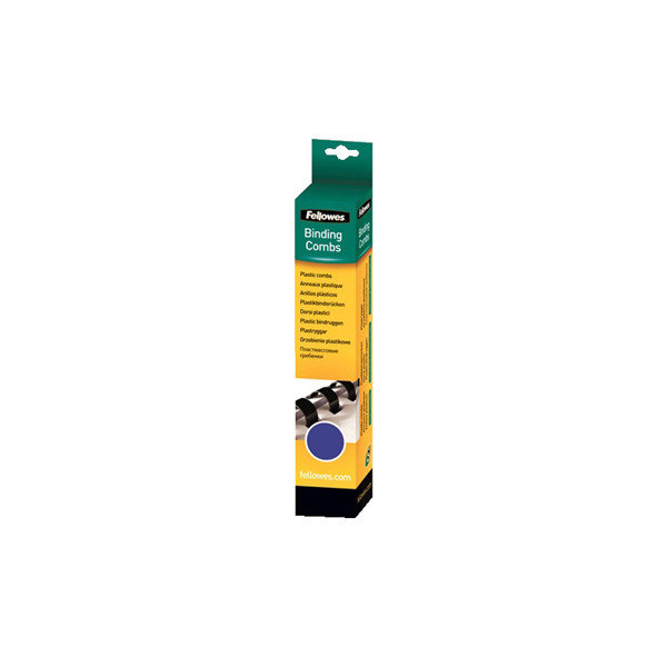 Spiralrygg Fellowes A4 Plast 21 ringar 12 mm Blå