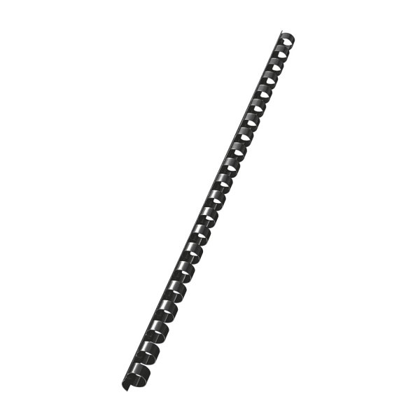 Spiralrygg Fellowes A4 Plast 21 ringar 8 mm Svart