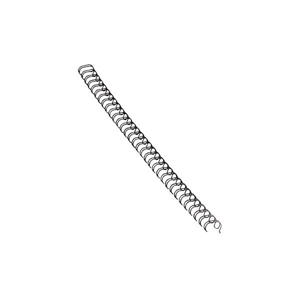 Fellowes metal spiralryg A4, 34 rings, 12mm, sort