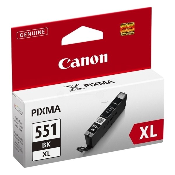 Bläckpatron Canon CLI-551XL BK Svart 11 ml
