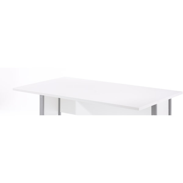 Skrivbordsskiva BudgetLine 150x80 cm Vit