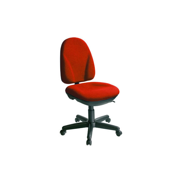 Deluxe kontorstol, rød