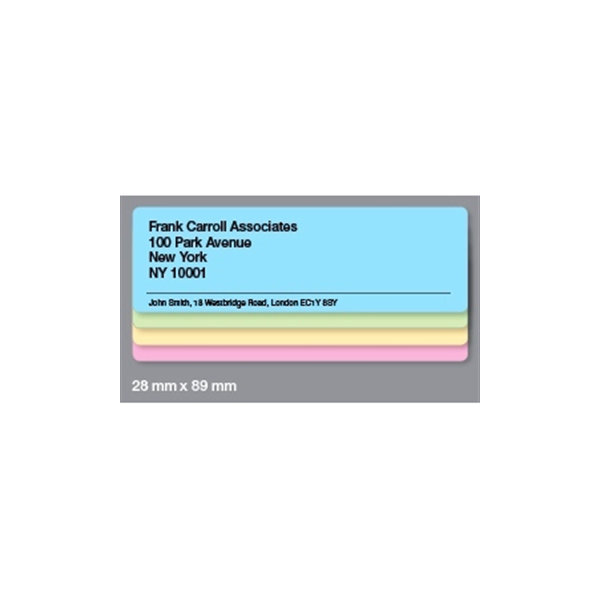 Dymo LW adressetikett, 89x28 mm