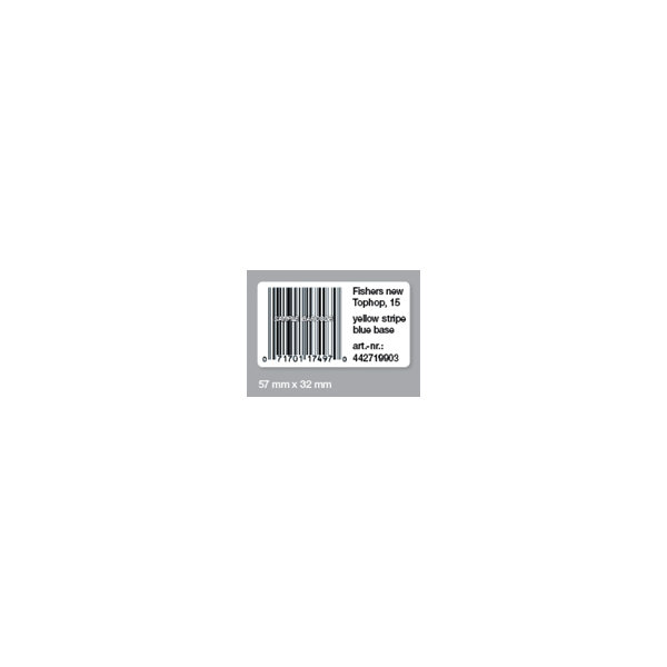 Dymo universaletikett, 32x57 mm, 1000 st