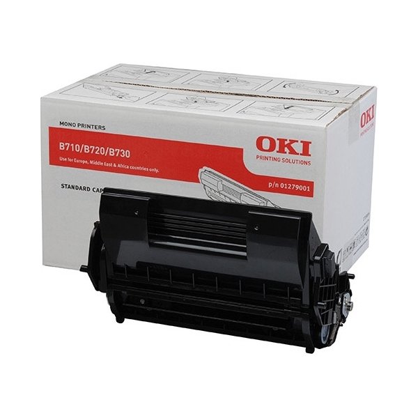 OKI 01279001 lasertoner, sort, 15000s