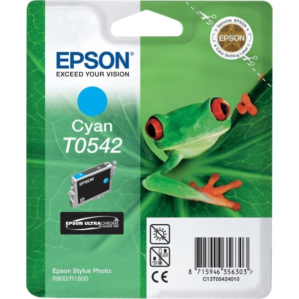 Epson nr T0542/C13T05424010 bläckpatron, cyan