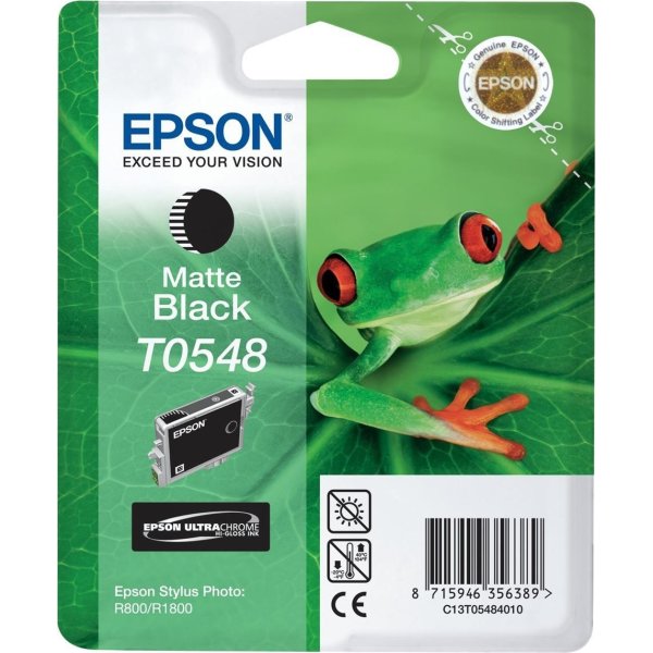 Epson nr T0548/C13T05481010 bläckpatron, mattsvart