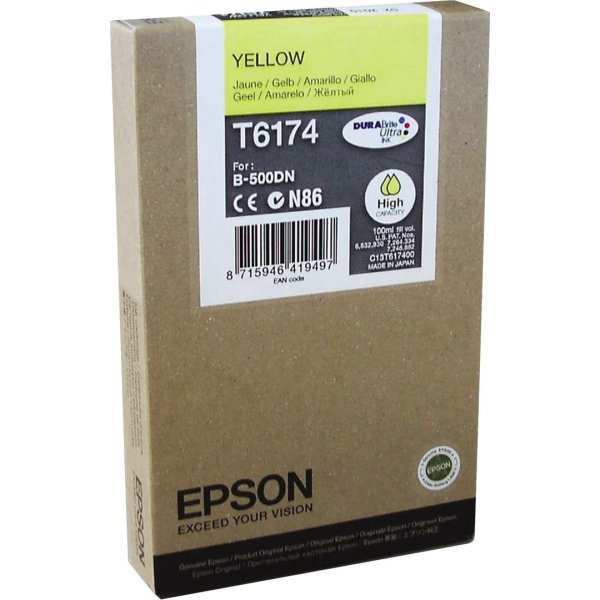 Epson nr T6174/C13T617400 bläckpatron, gul, 7000 s