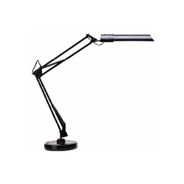LED-lampa Unilux Swingo M. bordsfot Svart