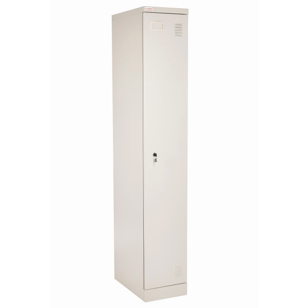 Omklädningsskåp Lomax 1 dörr Grå H180xB30xD50 cm