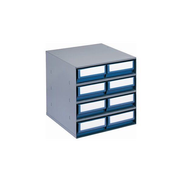 Lagermagasin inkl. 8 x systembox 4 (400x183x81), b