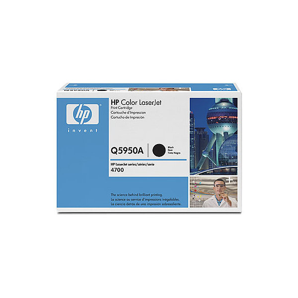 HP 643A/Q5950A lasertoner, svart, 11 000 s