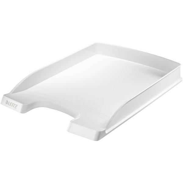Leitz Plus Slim brevkorg, vit