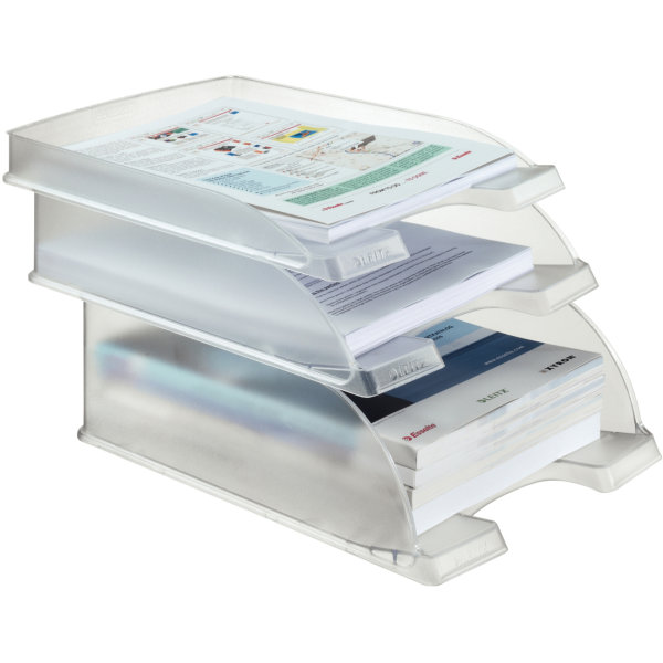 Leitz Plus Standard brevkorg, genomskinlig