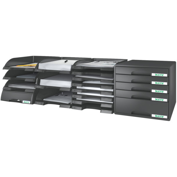 Leitz Plus Standard brevkorg, svart