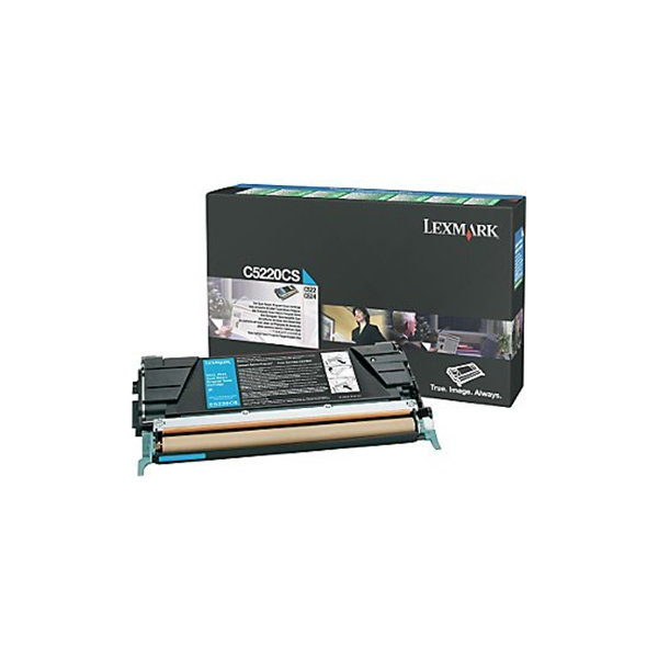 Lexmark 00C5220CS lasertoner, blå, 3000 s