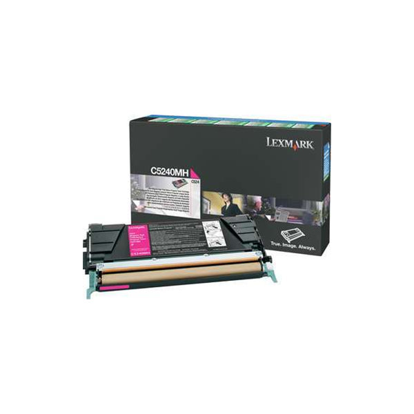 Lexmark 00C5240MH lasertoner, röd, 5000s