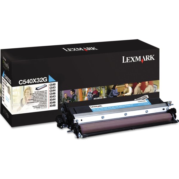 Lexmark 0C540X32G lasertromle, blå, 30000s