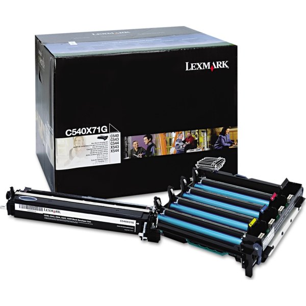 Lexmark 0C540X71G bildsats, svart, 30000 sidor