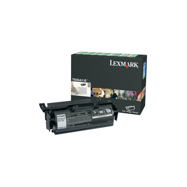 Lexmark 0T650A11E lasertoner, svart, 7000s