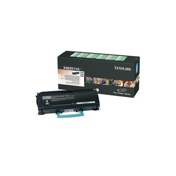 Lexmark 0X463X11G lasertoner, svart, 15000s