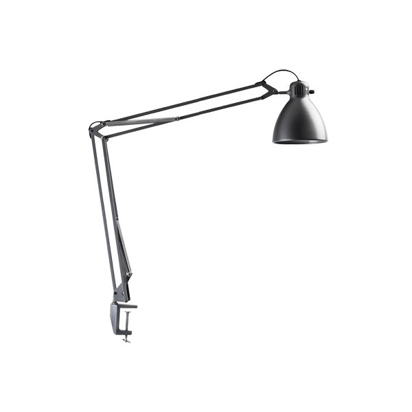 Luxo L-1 arkitektlampe, aluminiumsgrå