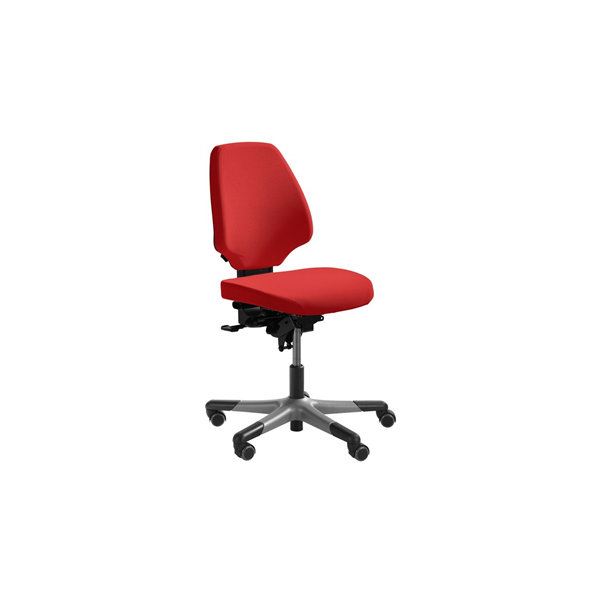 RH Activ 220 kontorstol høj ryg, medium sæde rød