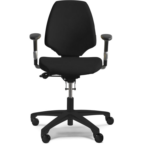 RH Activ 222 kontorstol høj ryg, bredt sæde sort