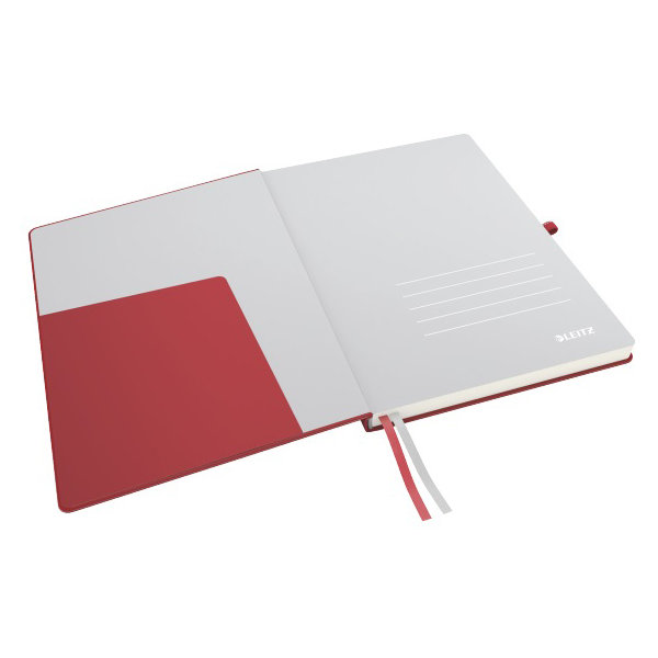 Leitz Complete notesbog A4, kvadreret, rød