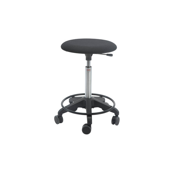 Beta stol, Svart, Ulltyg, 58-77 cm, Fodrad