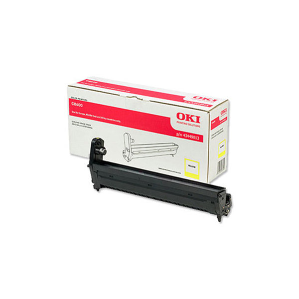 OKI 43449013 lasertoner, gul, 20000 sidor