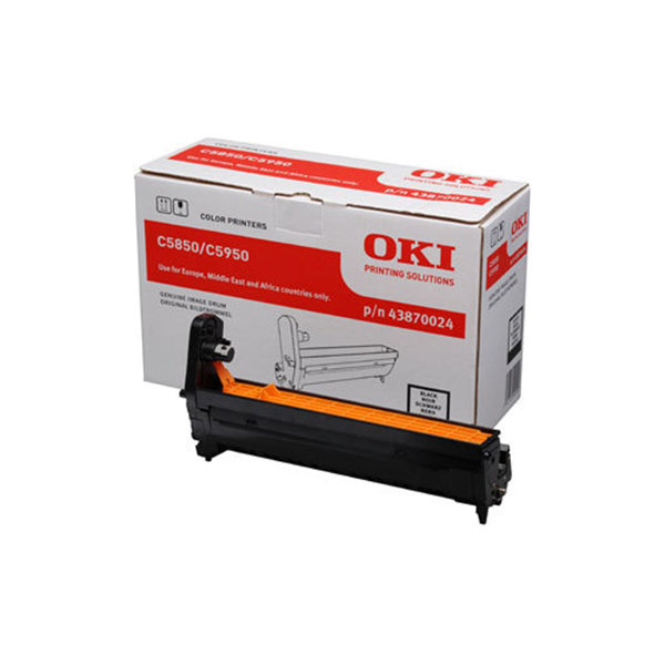 OKI 43870024 lasertoner, svart, 20000 sidor